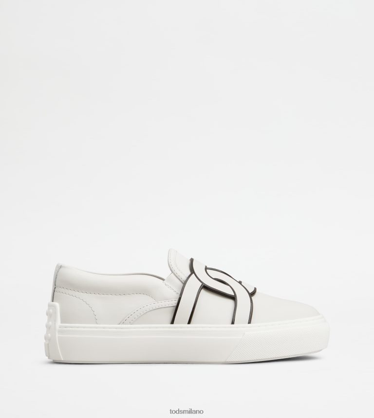 donnebianco Tod's slip-on Kate in pelle P66X8B149