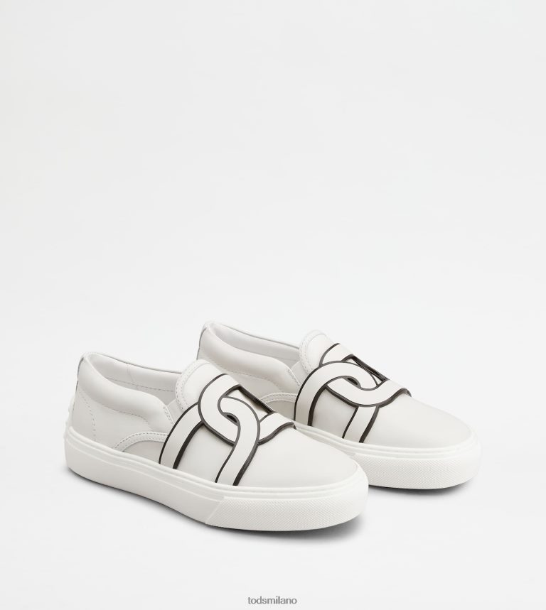 donnebianco Tod's slip-on Kate in pelle P66X8B149
