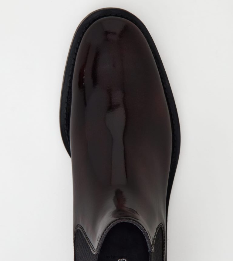 donneBorgogna Tod's stivaletti in pelle P66X8B171