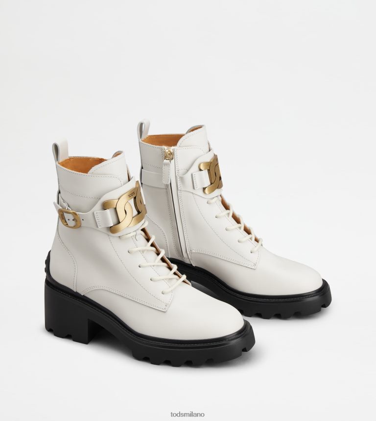 donnebianco Tod's Stivaletti Kate in pelle P66X8B178