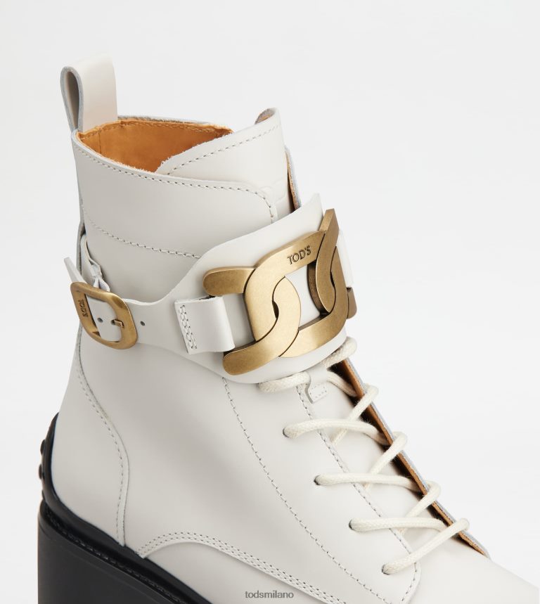donnebianco Tod's Stivaletti Kate in pelle P66X8B178