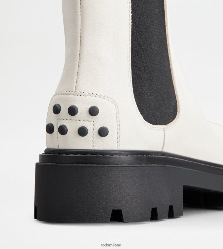 donnebianco Tod's stivaletti Chelsea in pelle P66X8B177
