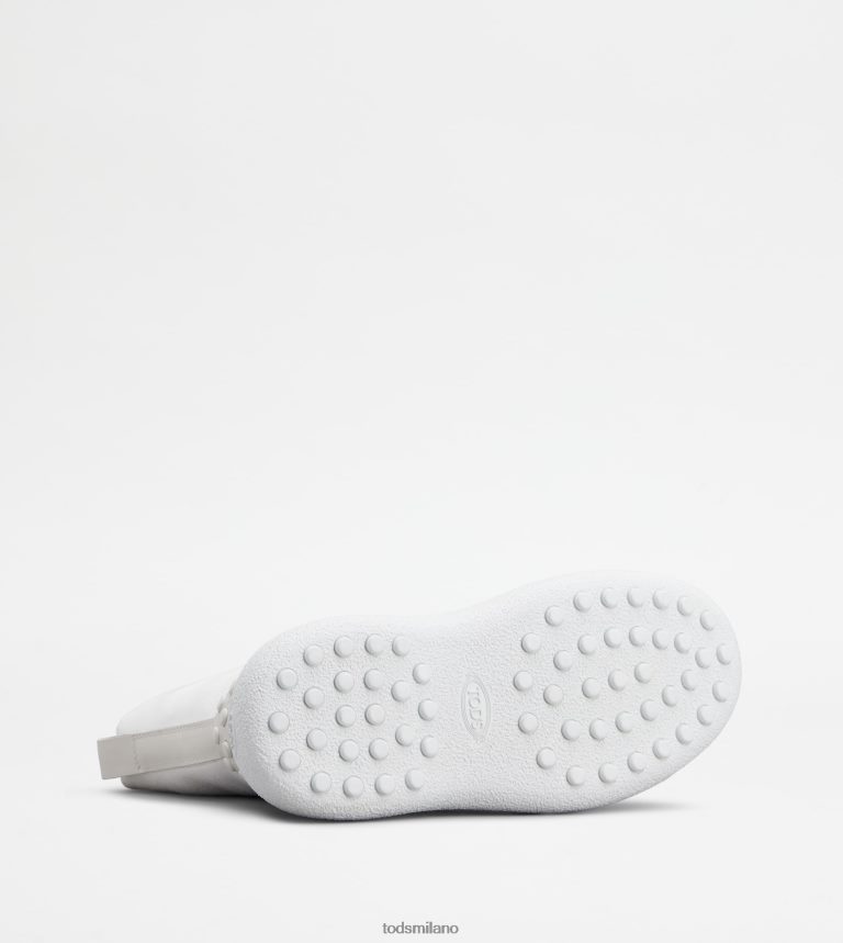 donnebianco Tod's w. G. stivaletti stringati in tela e pelle P66X8B152