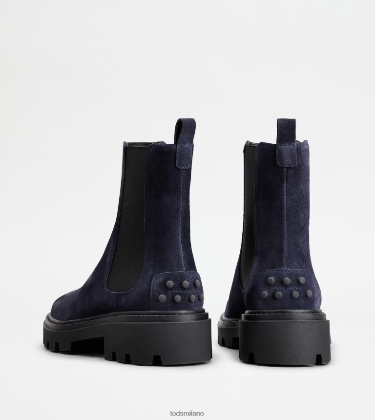 donneblu Tod's stivaletti Chelsea in pelle scamosciata P66X8B161