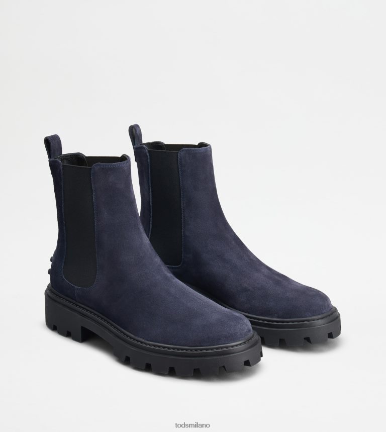 donneblu Tod's stivaletti Chelsea in pelle scamosciata P66X8B161
