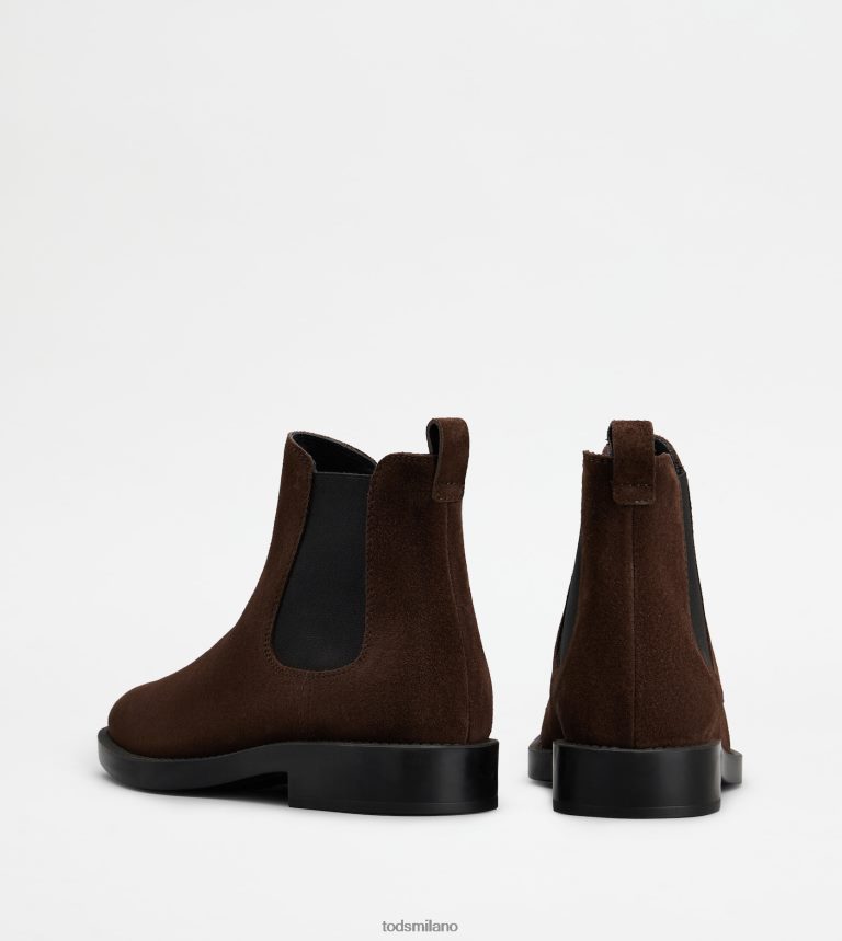 donnemarrone Tod's stivaletti in pelle scamosciata P66X8B168
