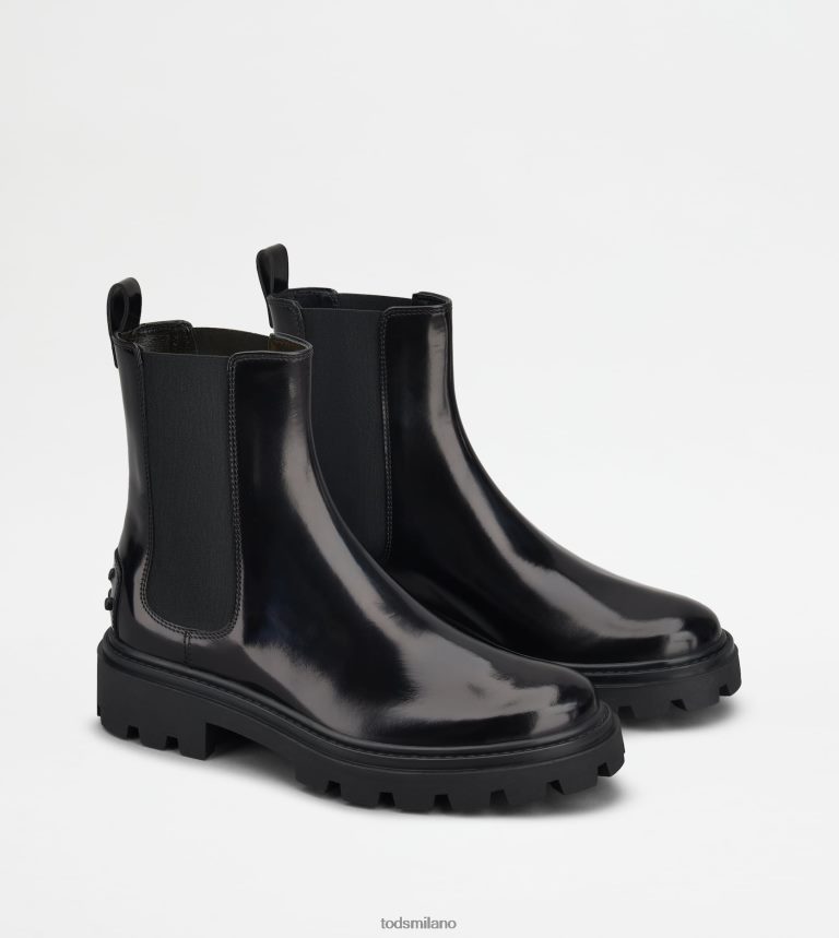 donnenero Tod's stivaletti Chelsea in pelle P66X8B162