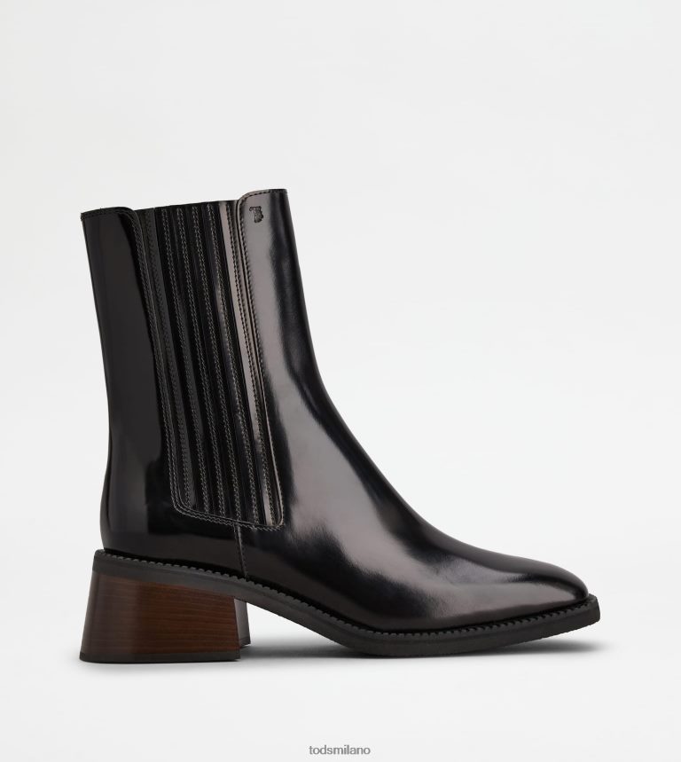 donnenero Tod's stivaletti Chelsea in pelle P66X8B165