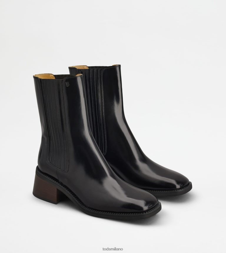 donnenero Tod's stivaletti Chelsea in pelle P66X8B165