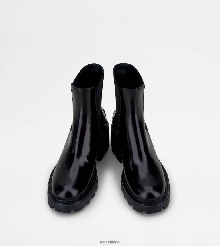 donnenero Tod's stivaletti in pelle P66X8B167