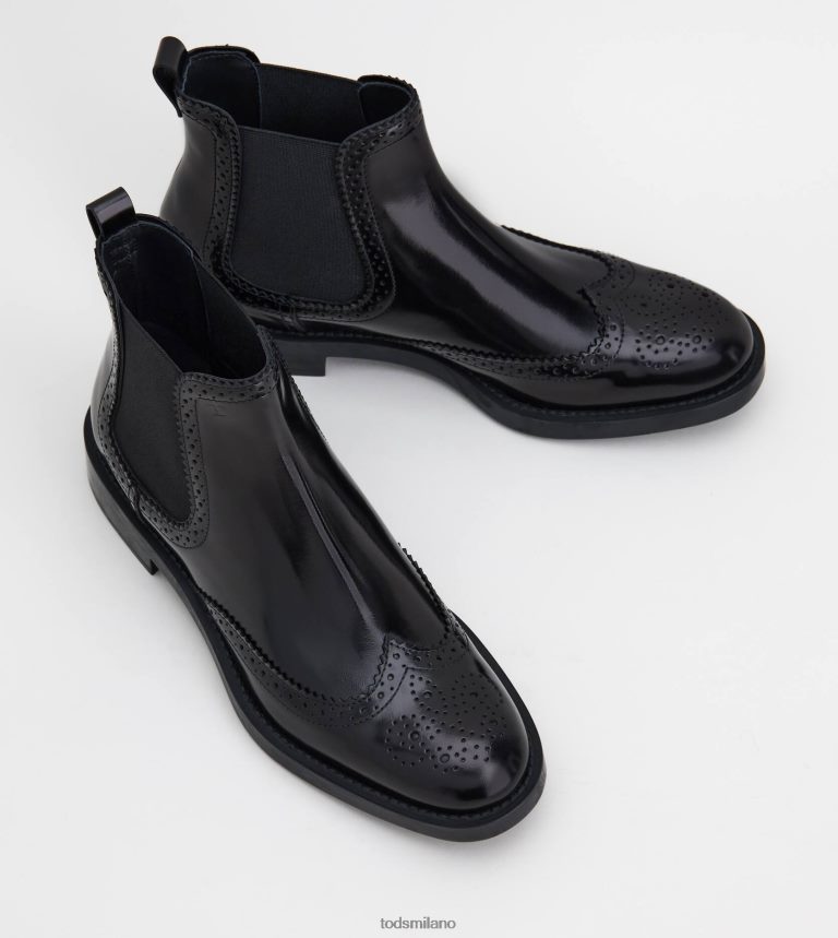 donnenero Tod's stivaletti in pelle P66X8B180