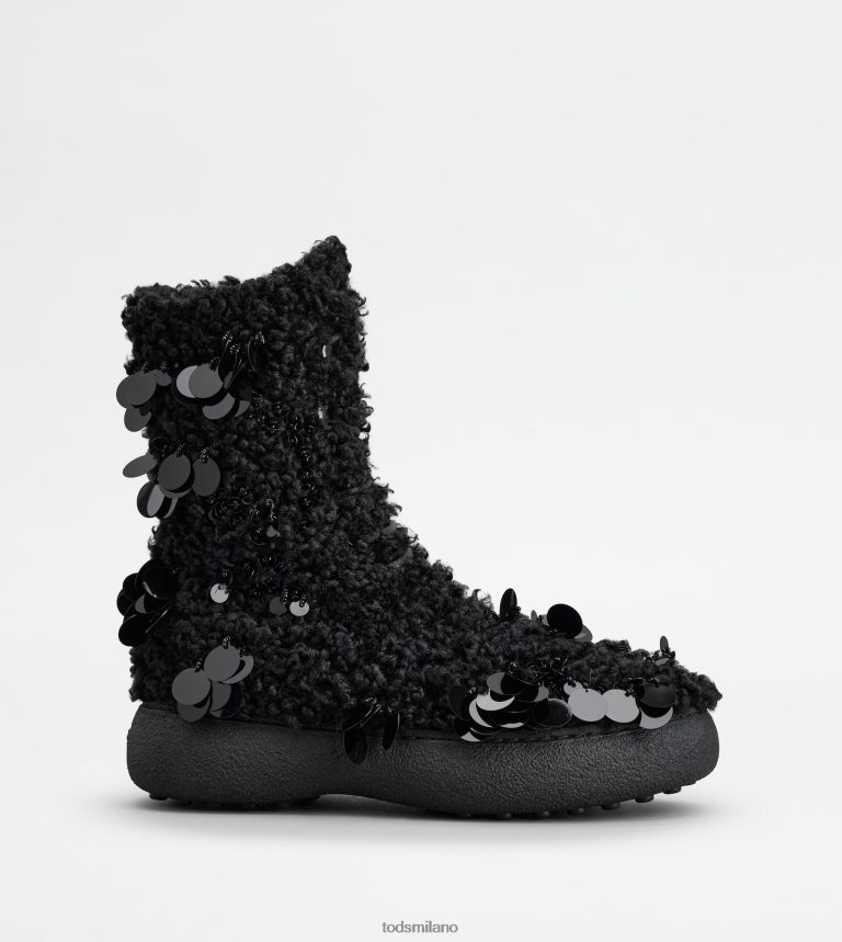 donnenero Tod's w. G. stivaletti stringati in ecopelliccia P66X8B174