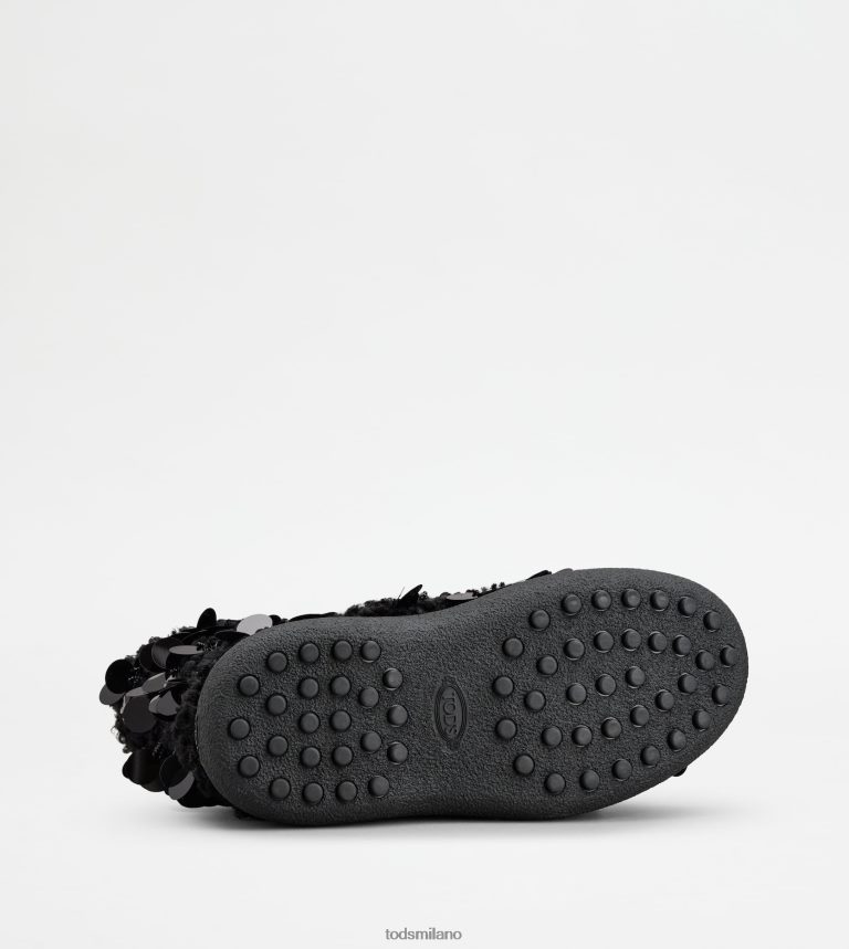 donnenero Tod's w. G. stivaletti stringati in ecopelliccia P66X8B174