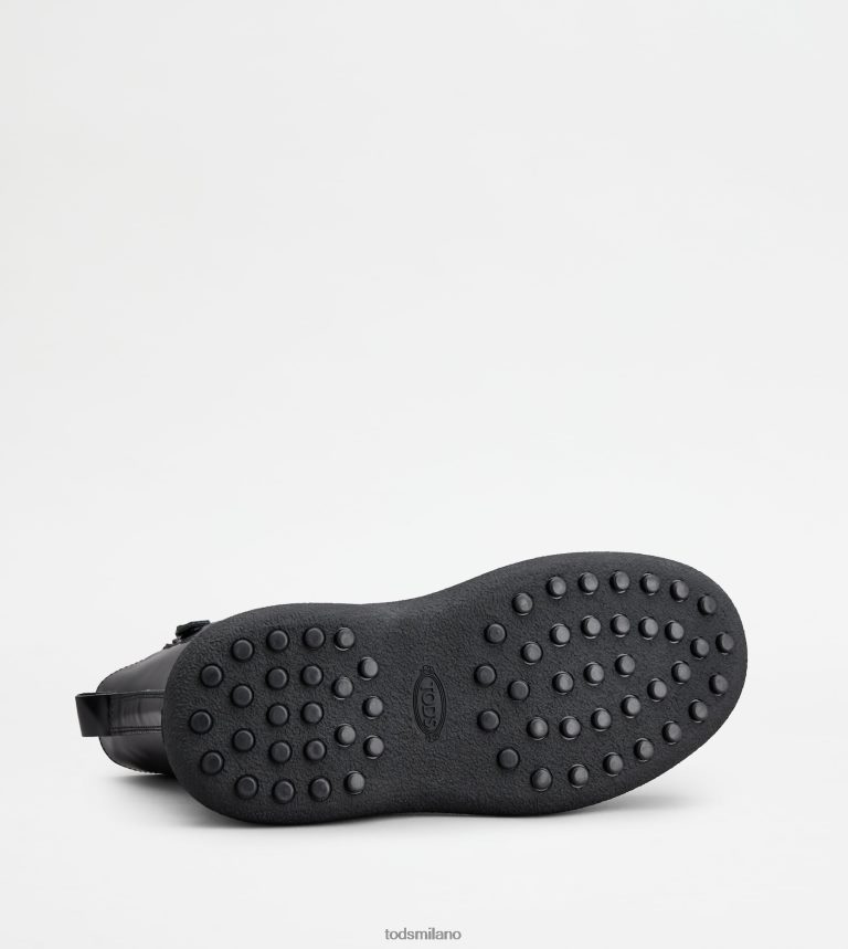donnenero Tod's w. G. stivaletti stringati in pelle P66X8B157