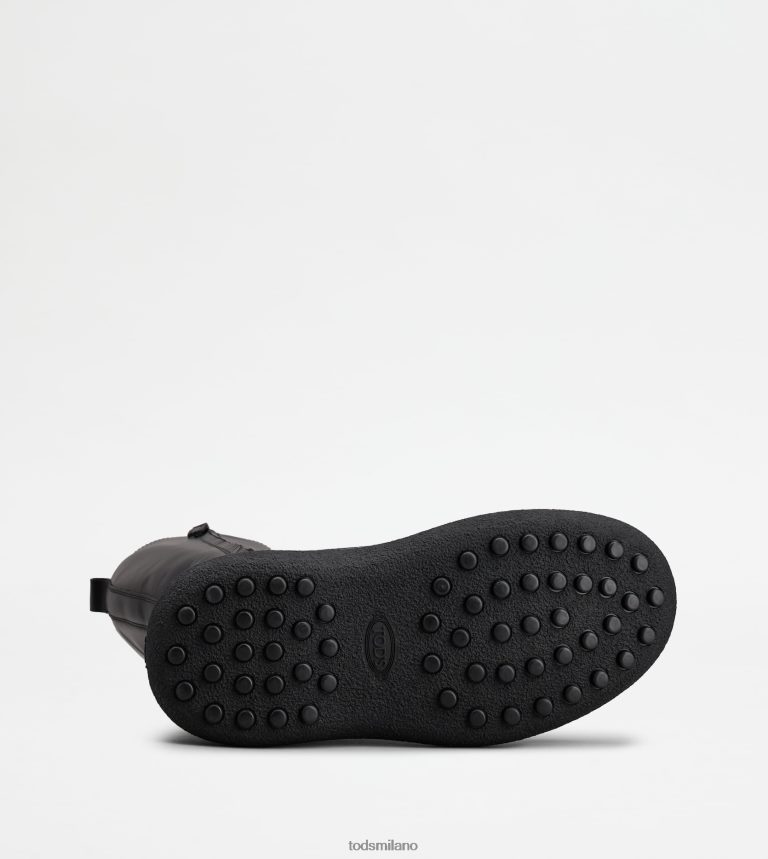 donnenero Tod's w. G. stivali stringati in pelle P66X8B159