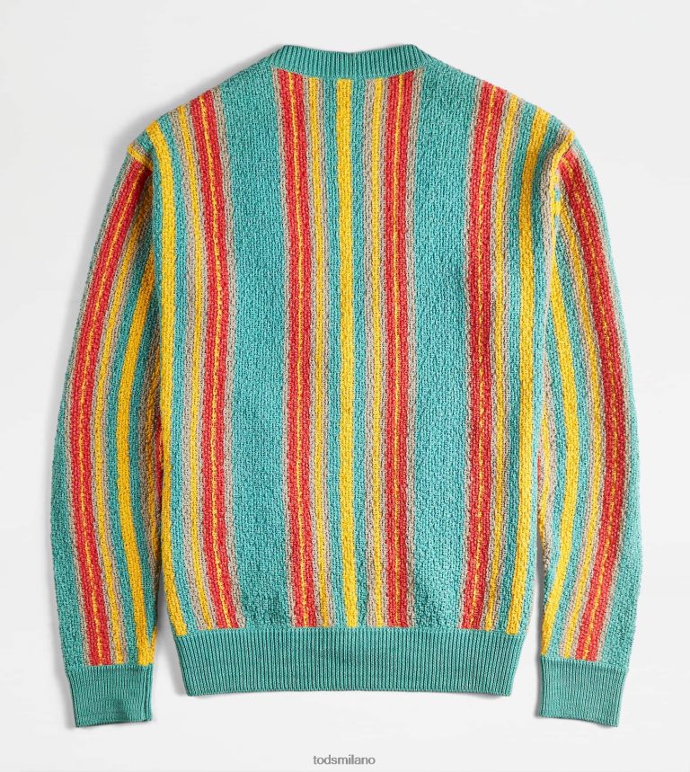 donneazzurro/giallo/arancione Tod's Cardigan in misto lino P66X8B555