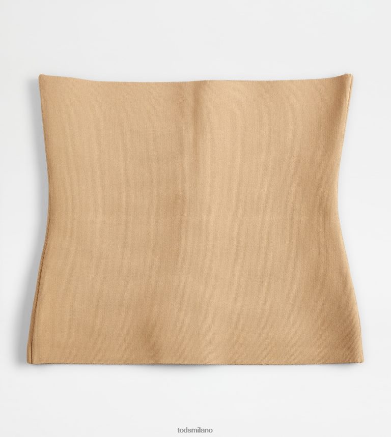 donnebeige Tod's top bustier in maglia P66X8B614