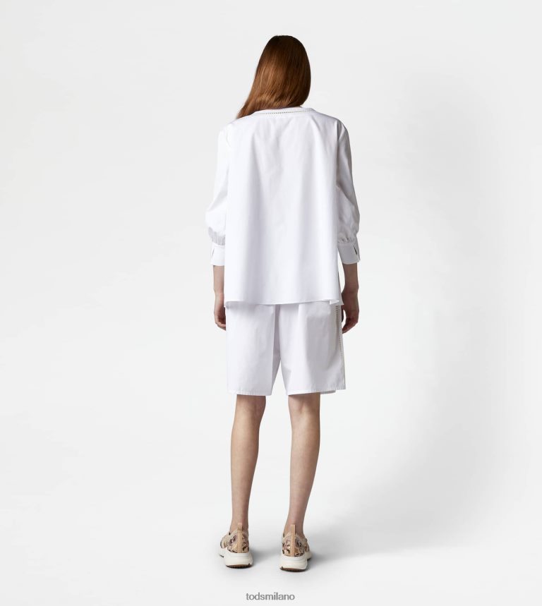 donnebianco Tod's blusa in popeline P66X8B615