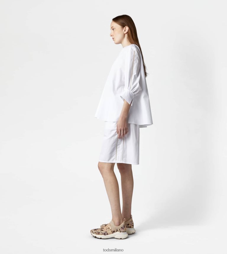 donnebianco Tod's blusa in popeline P66X8B615