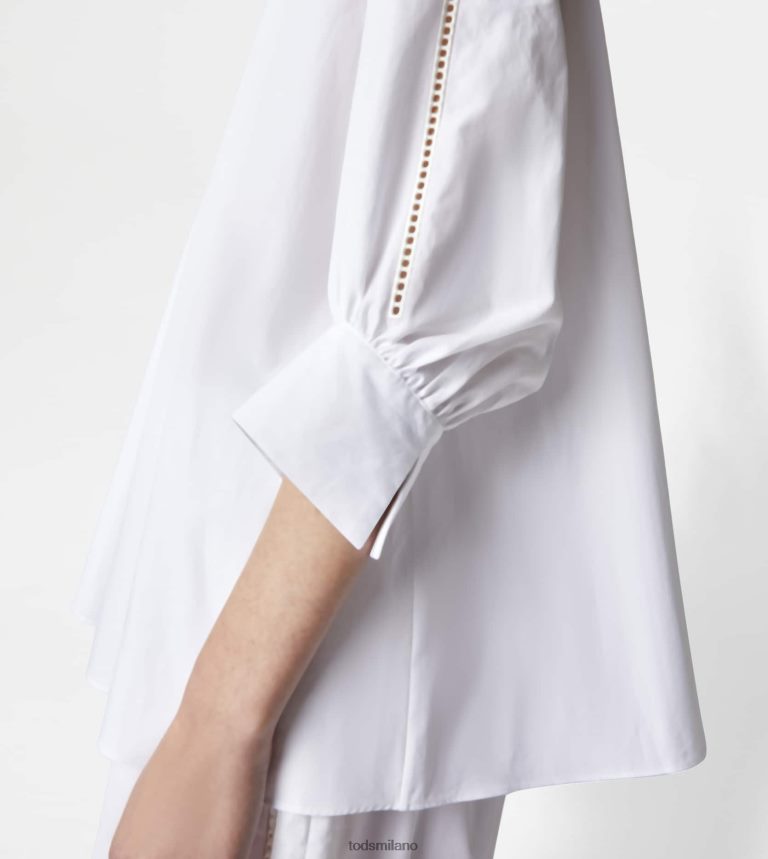 donnebianco Tod's blusa in popeline P66X8B615