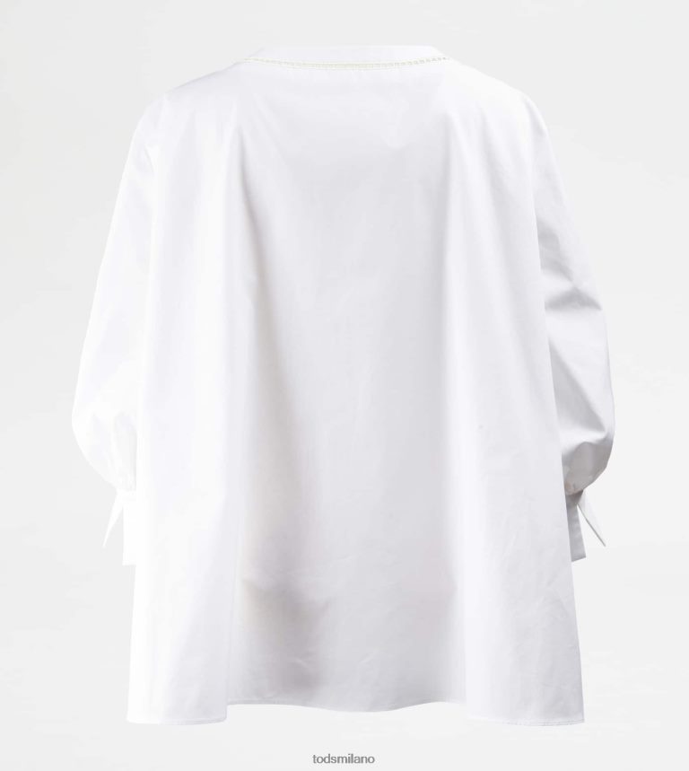 donnebianco Tod's blusa in popeline P66X8B615