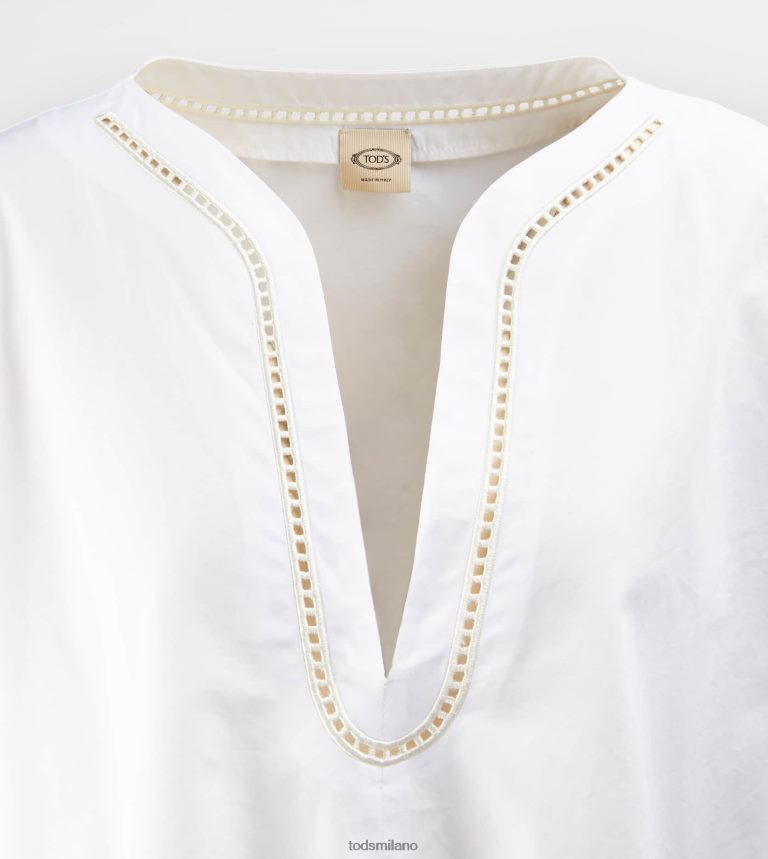 donnebianco Tod's blusa in popeline P66X8B615