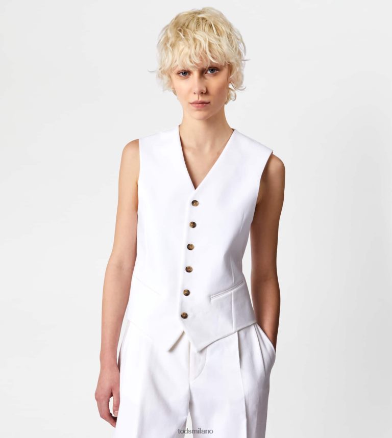 donnebianco Tod's gilet P66X8B558