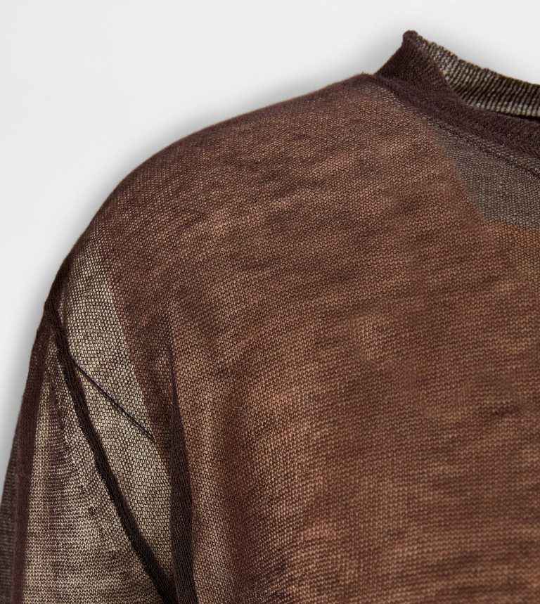 donnemarrone Tod's Maglia girocollo semitrasparente P66X8B570