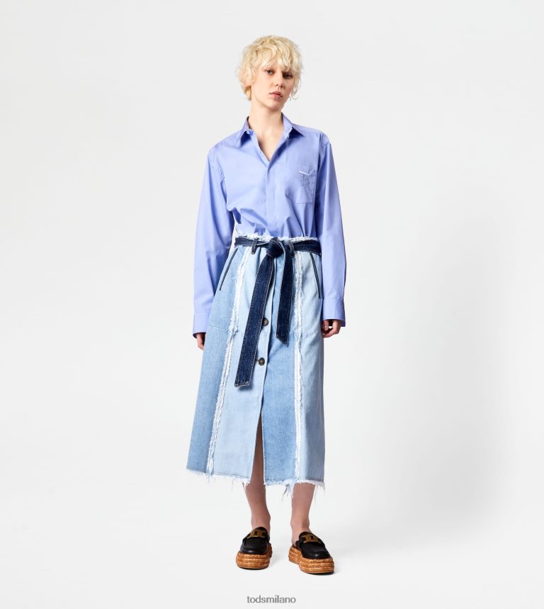 donneazzurro Tod's camicia in cotone P66X8B592