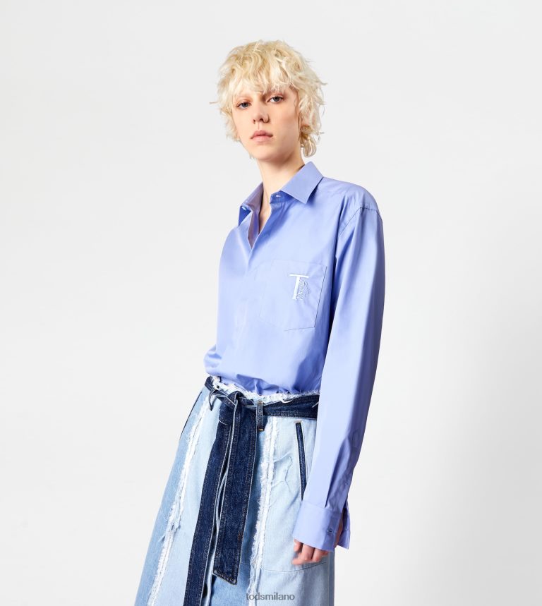 donneazzurro Tod's camicia in cotone P66X8B592