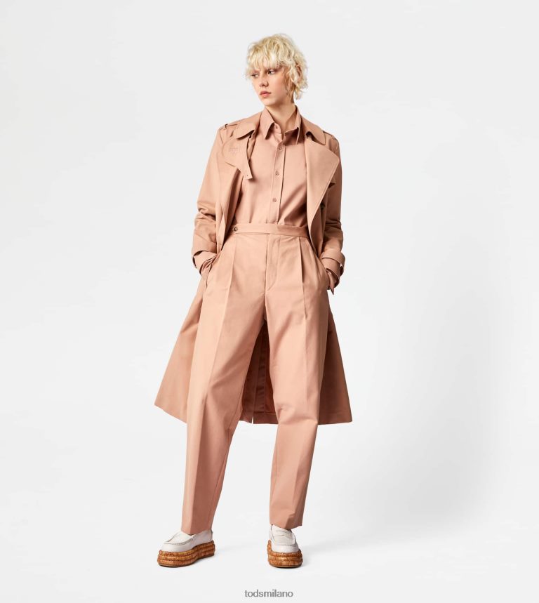 donnebeige Tod's camicia in cotone elasticizzato P66X8B549