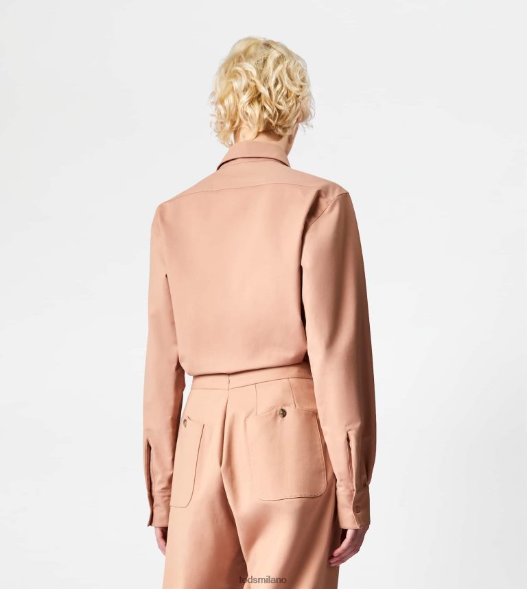 donnebeige Tod's camicia in cotone elasticizzato P66X8B549
