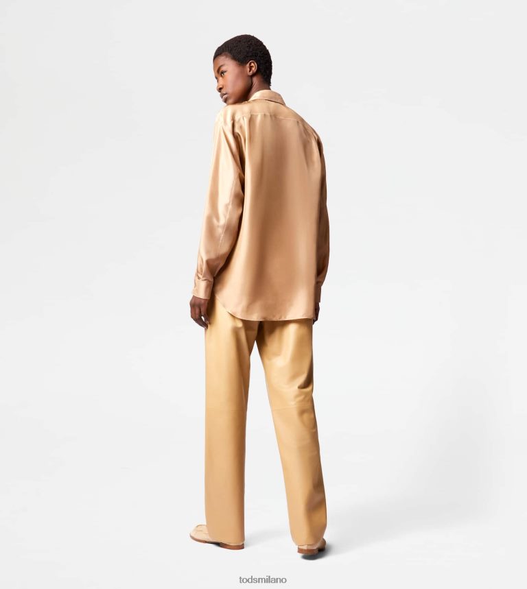 donnebeige Tod's camicia in seta P66X8B552