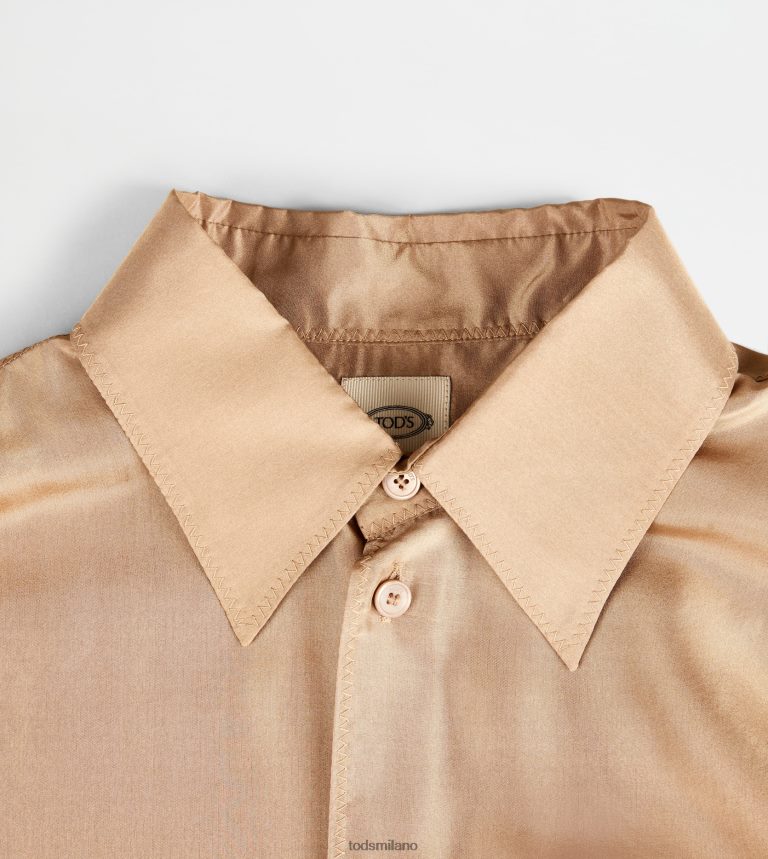 donnebeige Tod's camicia in seta P66X8B552