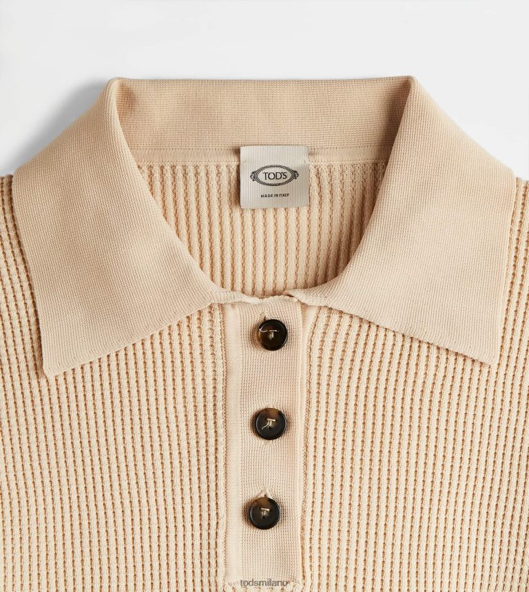 donnebeige Tod's polo in maglia P66X8B576