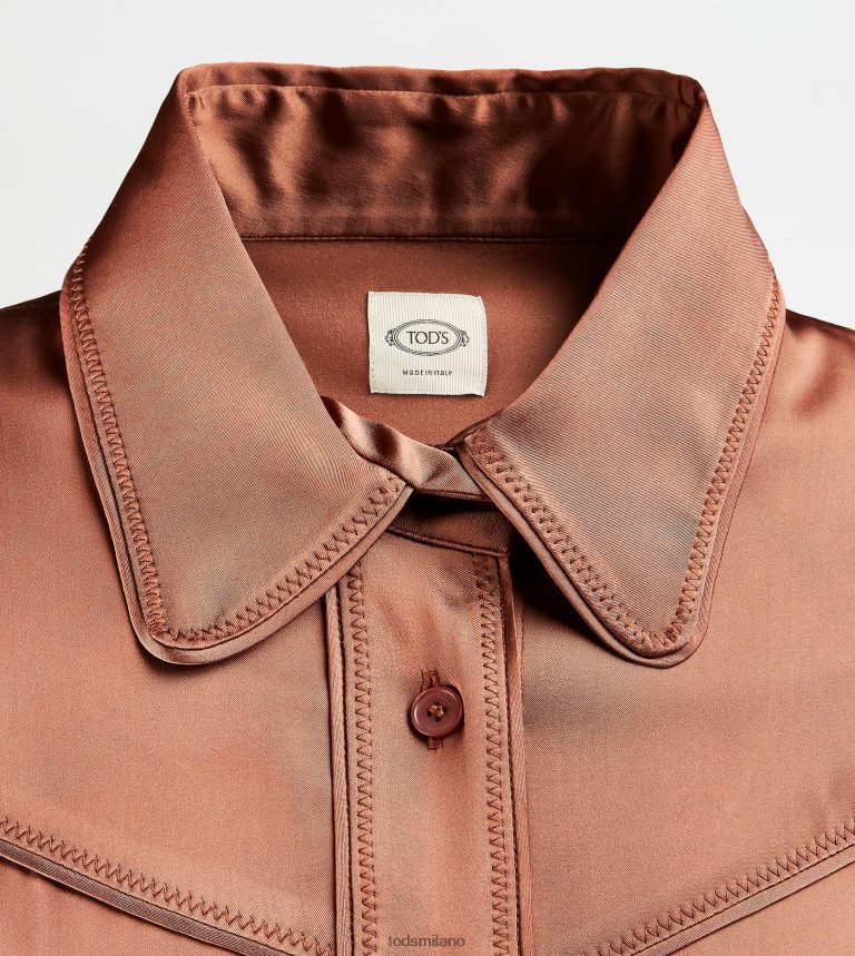 donnemarrone Tod's camicia elasticizzata P66X8B564