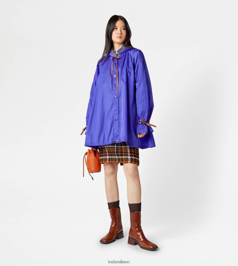 donneViola Tod's giacca a vento P66X8B606
