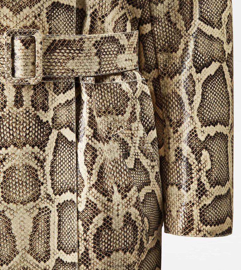 donnebeige/nero Tod's sopra il trench in pelle P66X8B594