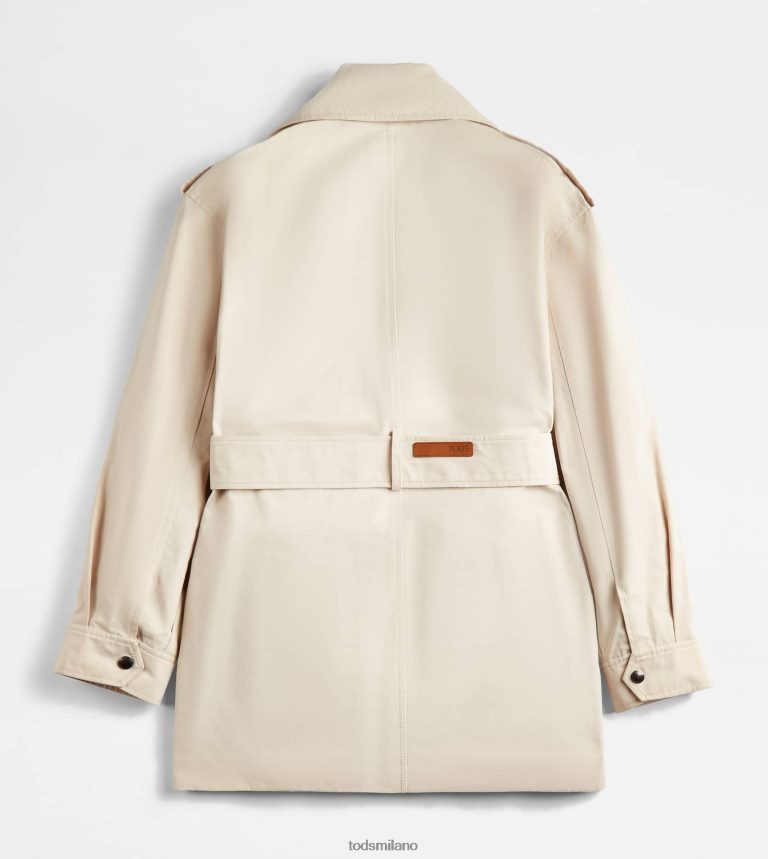 donnebianco Tod's giacca con inserti in pelle P66X8B600