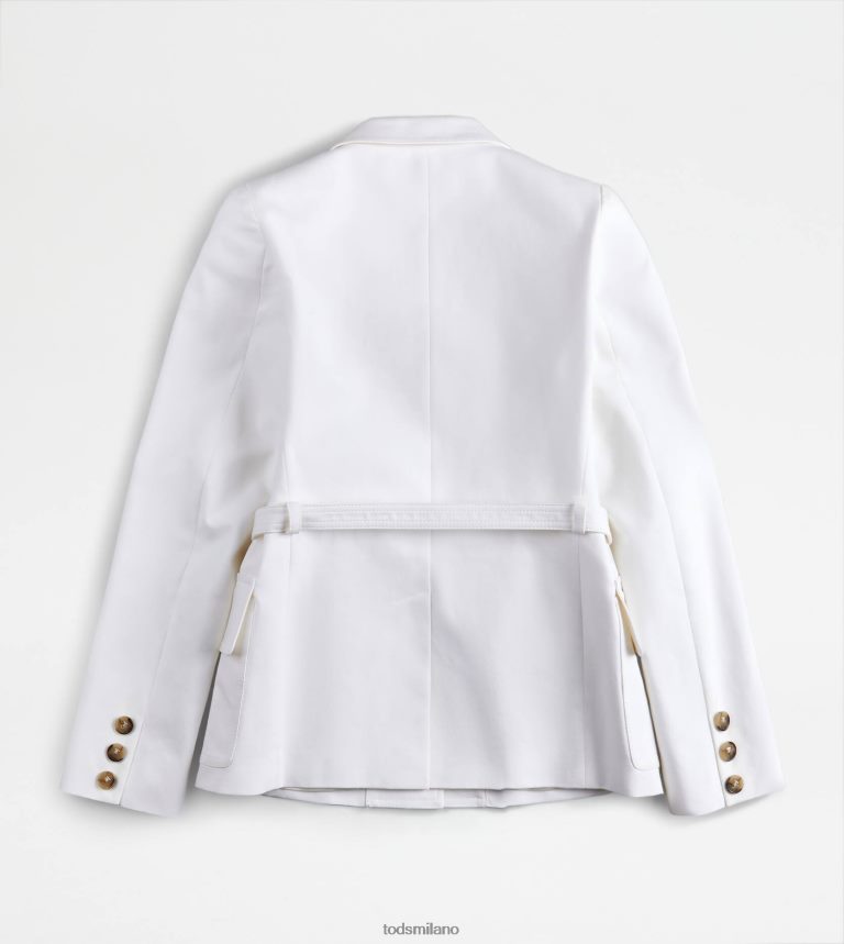 donnebianco Tod's giacca sahariana P66X8B557