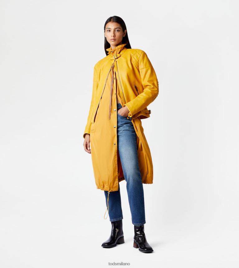 donnegiallo Tod's motociclista in pelle P66X8B608
