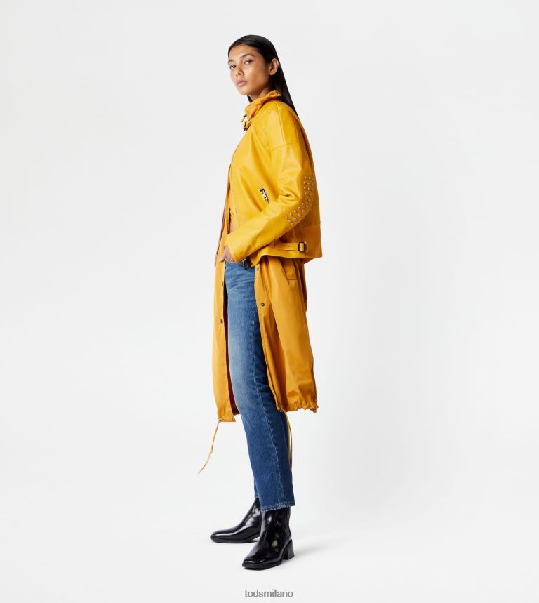 donnegiallo Tod's motociclista in pelle P66X8B608
