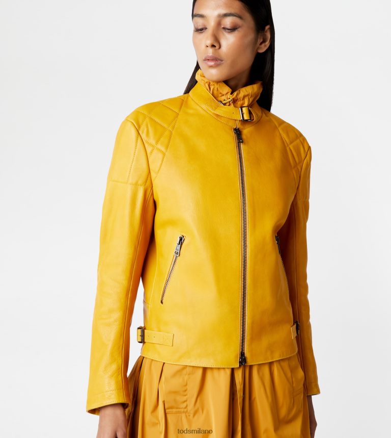 donnegiallo Tod's motociclista in pelle P66X8B608