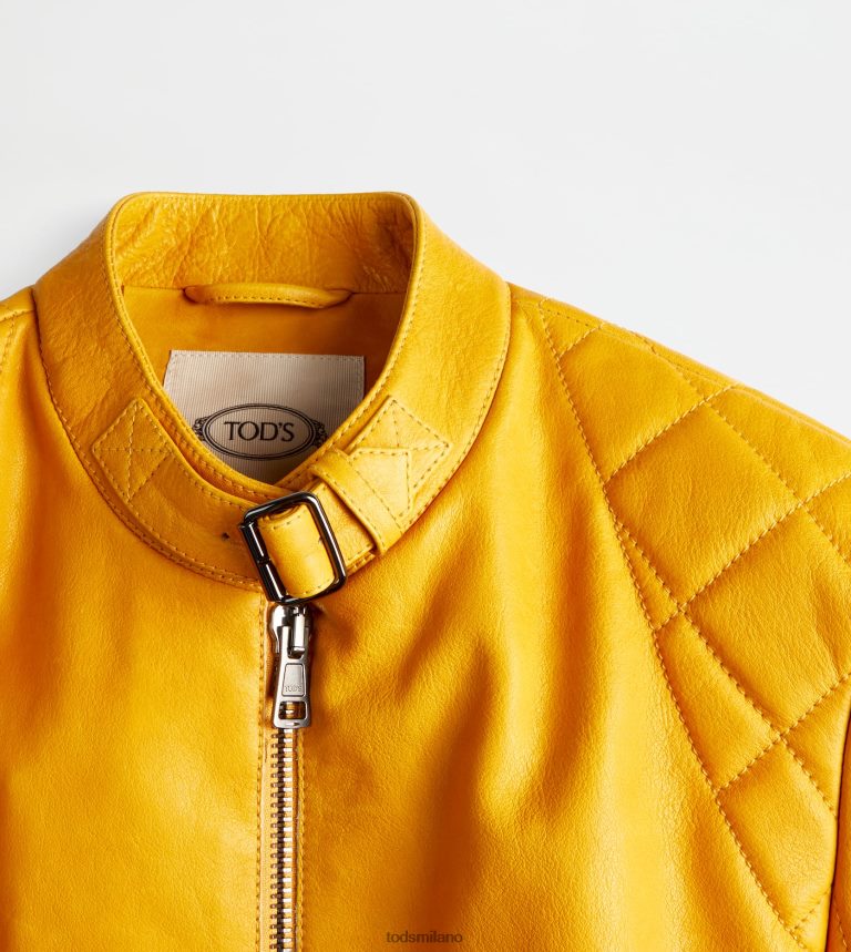 donnegiallo Tod's motociclista in pelle P66X8B608