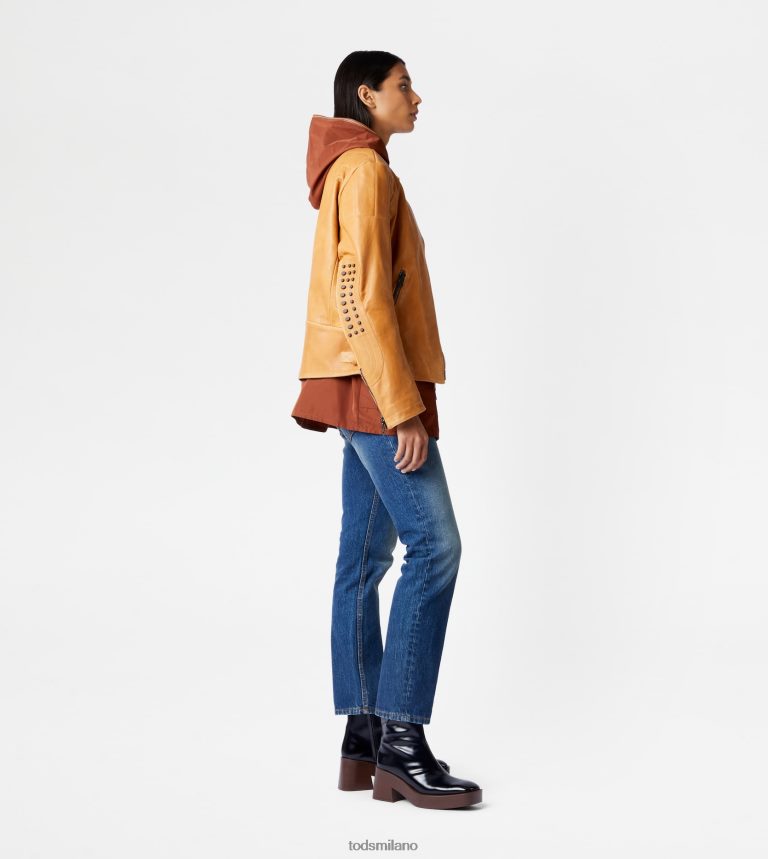 donnemarrone Tod's motociclista in pelle P66X8B609