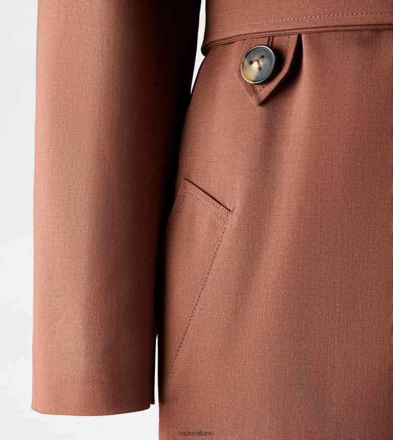 donnemarrone Tod's trench oversize in lana P66X8B598