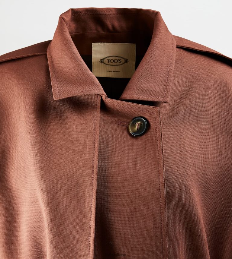 donnemarrone Tod's trench oversize in lana P66X8B598