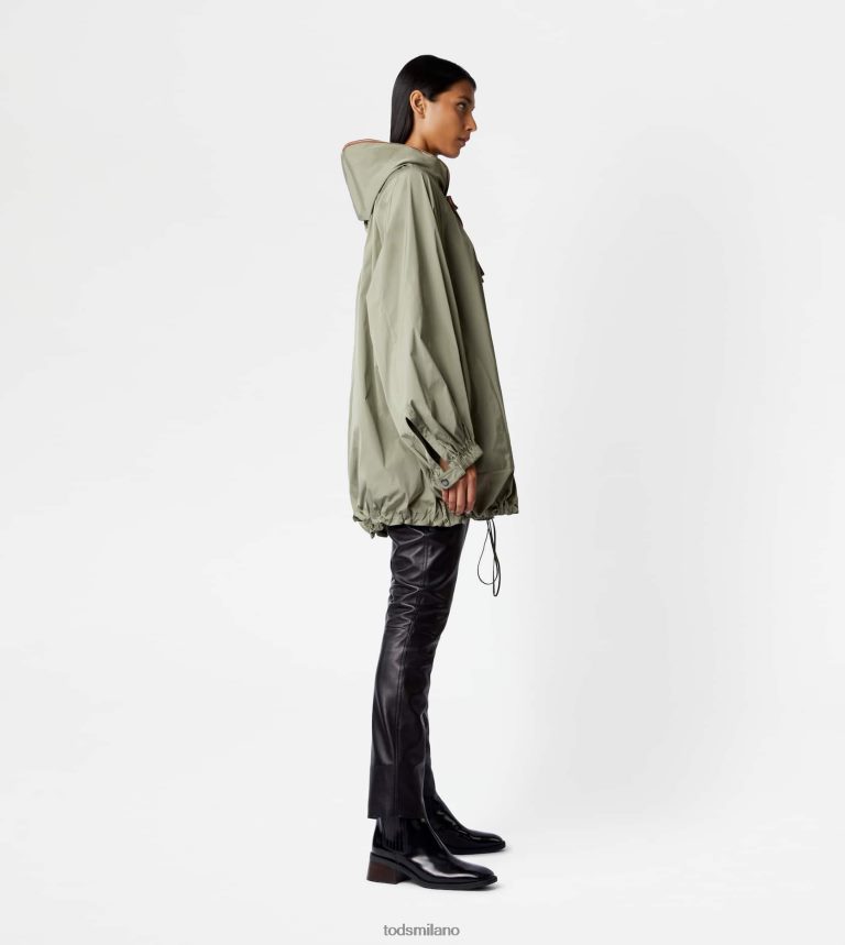 donneverde Tod's giacca a vento P66X8B556