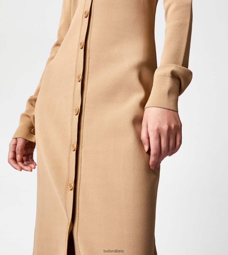 donnebeige Tod's abito longuette in maglia P66X8B560