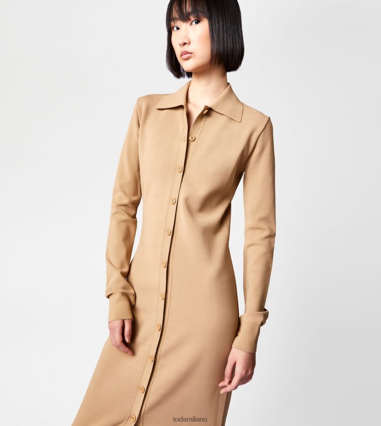 donnebeige Tod's abito longuette in maglia P66X8B560